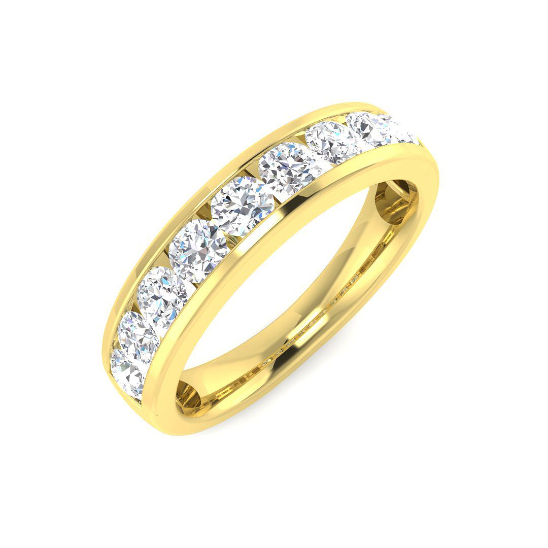 18ct Yellow Gold 0.81ct Laboratory Grown CVD Ring