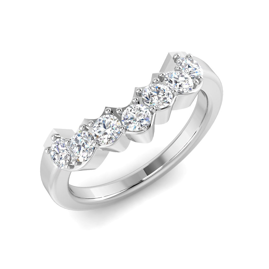 9ct White Gold 0.48ct G SI2 Diamond Ring