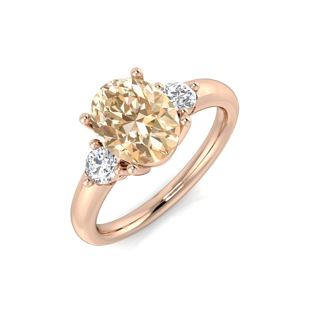 9ct Rose Gold 1.99ct Morganite Ring