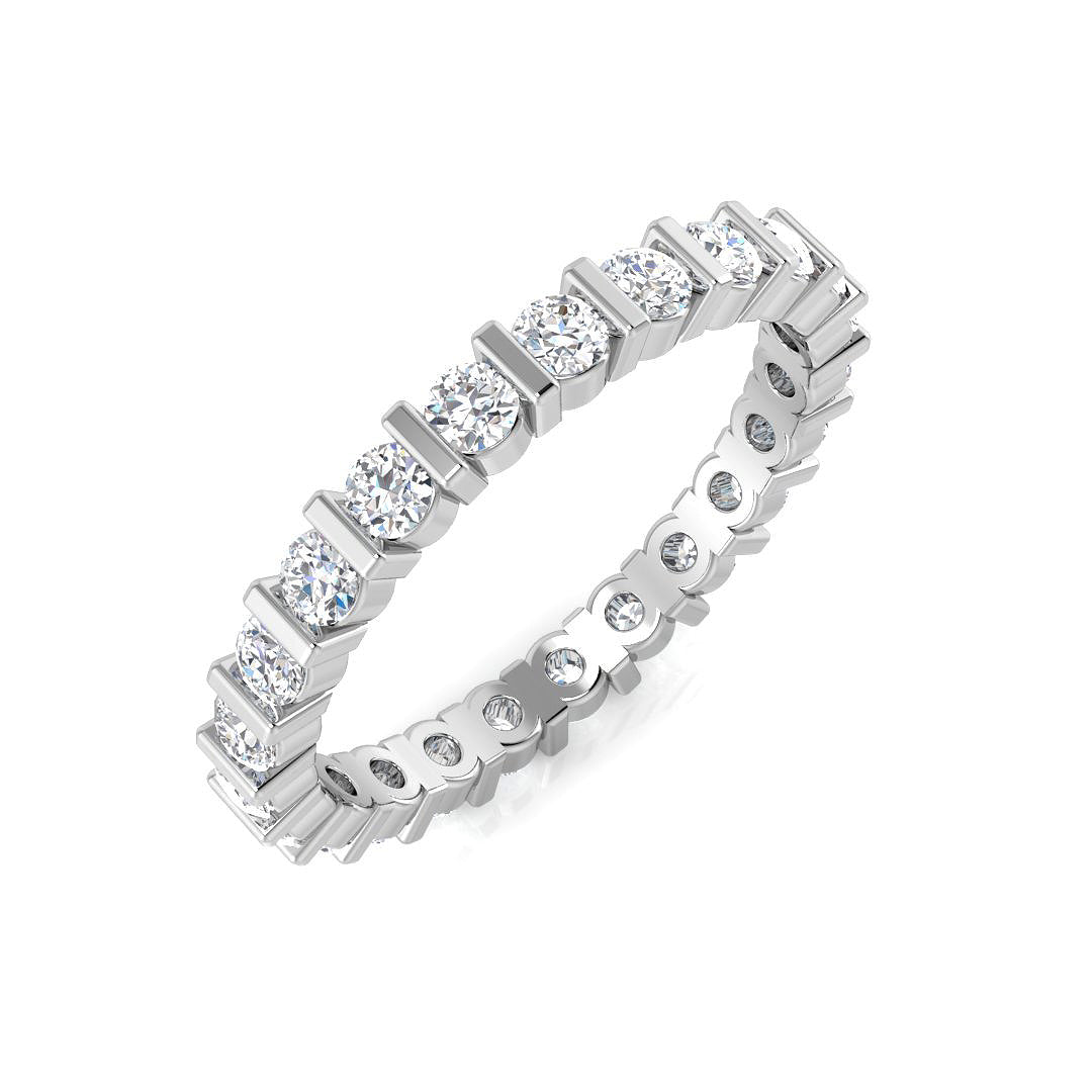 Platinum 1.02ct G SI1 Diamond Ring
