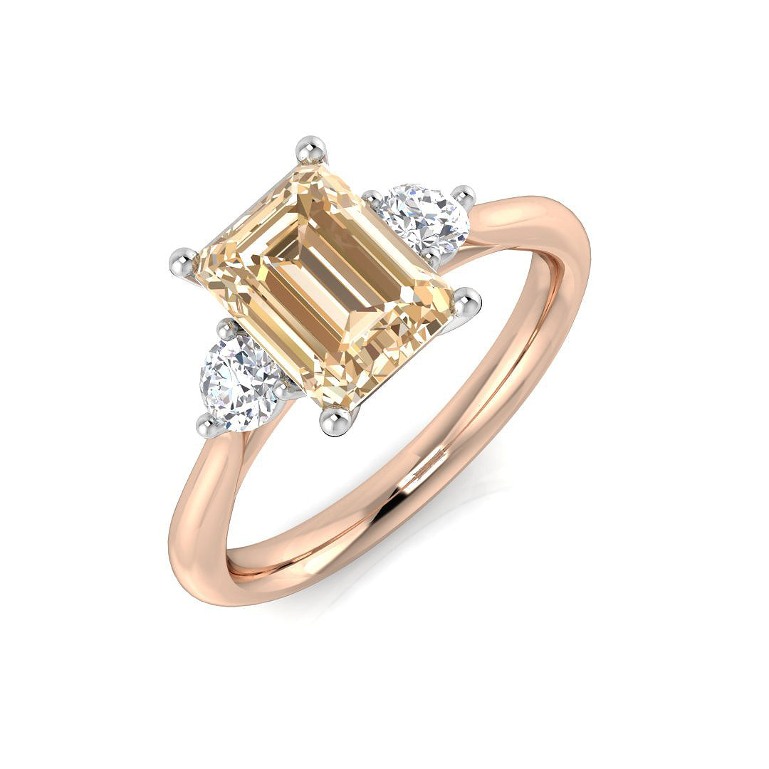 9ct Rose Gold 1.93ct Morganite Ring