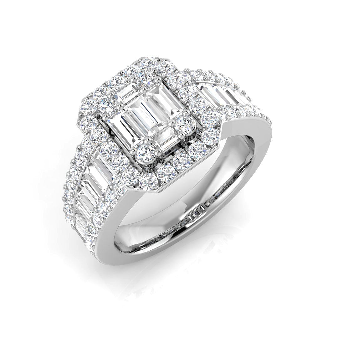 9ct White Gold 1.67ct G SI2 Diamond Ring