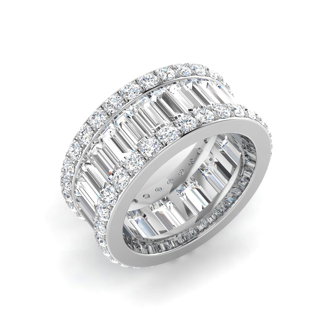 18ct White Gold 4.61ct G SI1 Diamond Ring