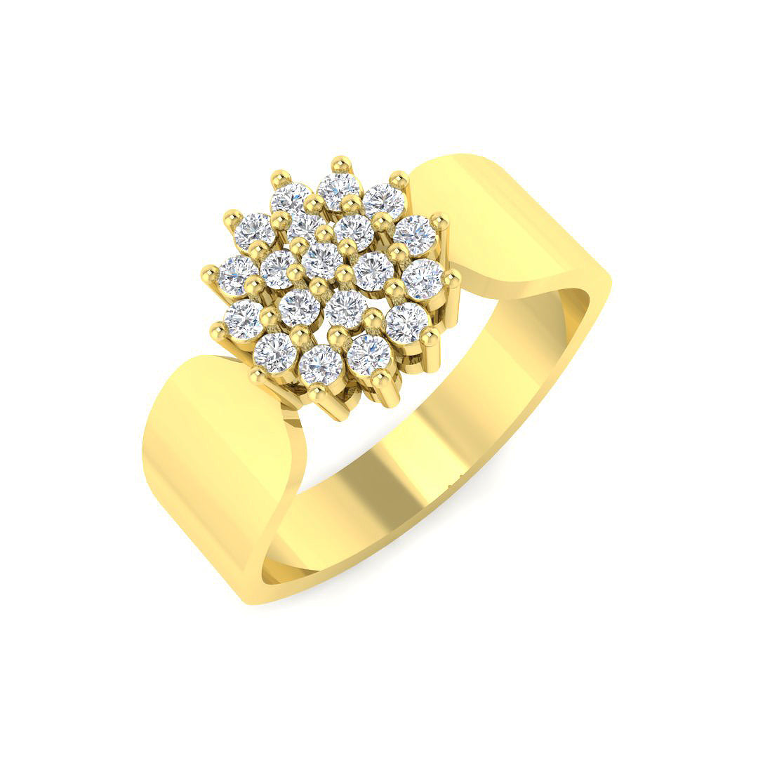 14ct Yellow Gold 0.25ct G SI2 Diamond Ring