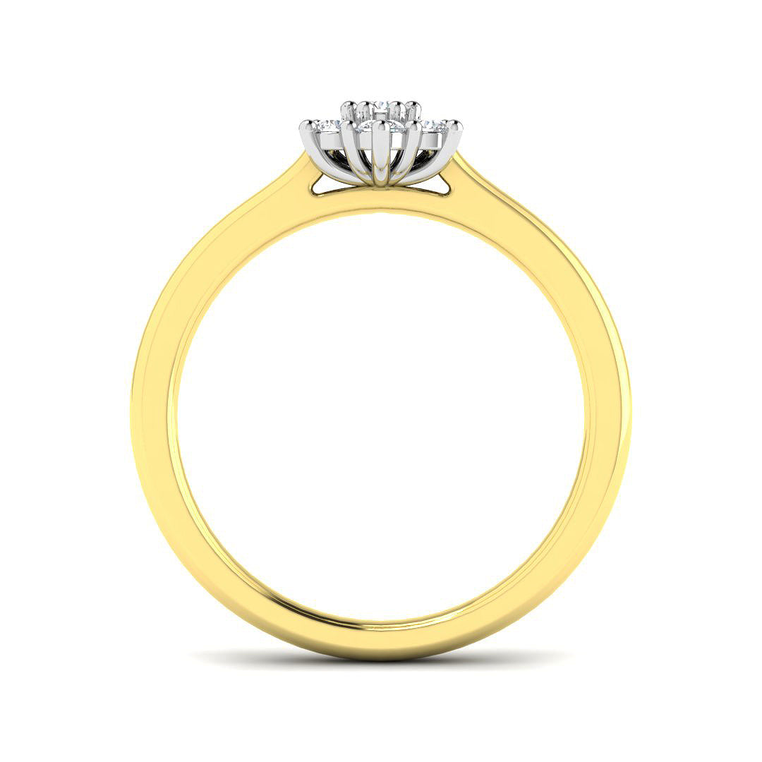 9ct Yellow Gold 0.26ct G I1 Diamond Ring