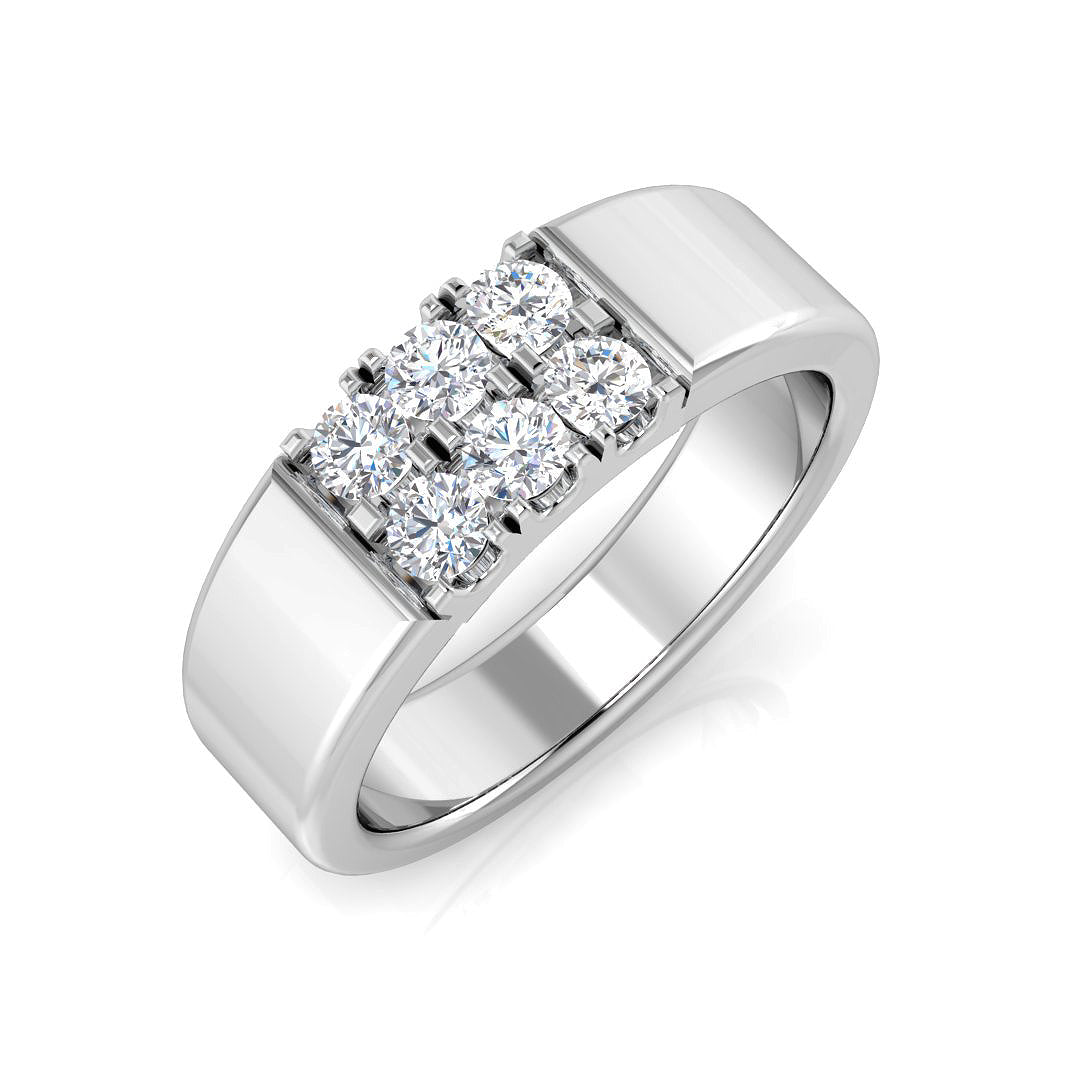 14ct White Gold 0.38ct G SI1 Diamond Ring