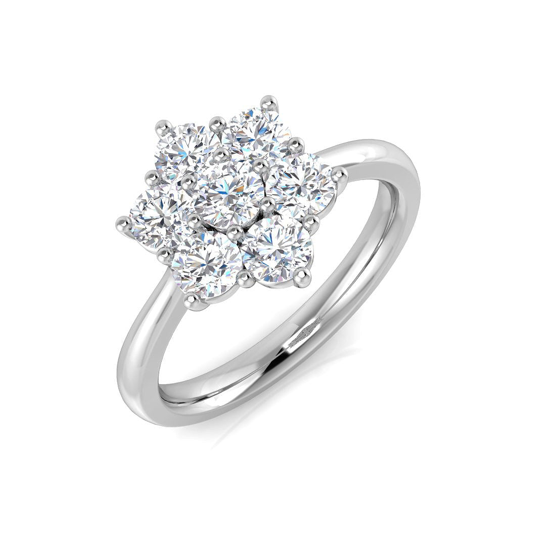 9ct White Gold 1.02ct G I1 Diamond Ring