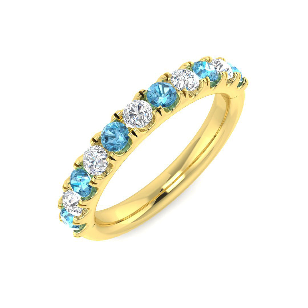9ct Yellow Gold 0.83ct G SI2 Diamond Ring