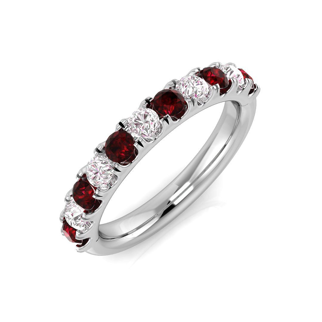Platinum 0.93ct G SI2 Diamond Ring