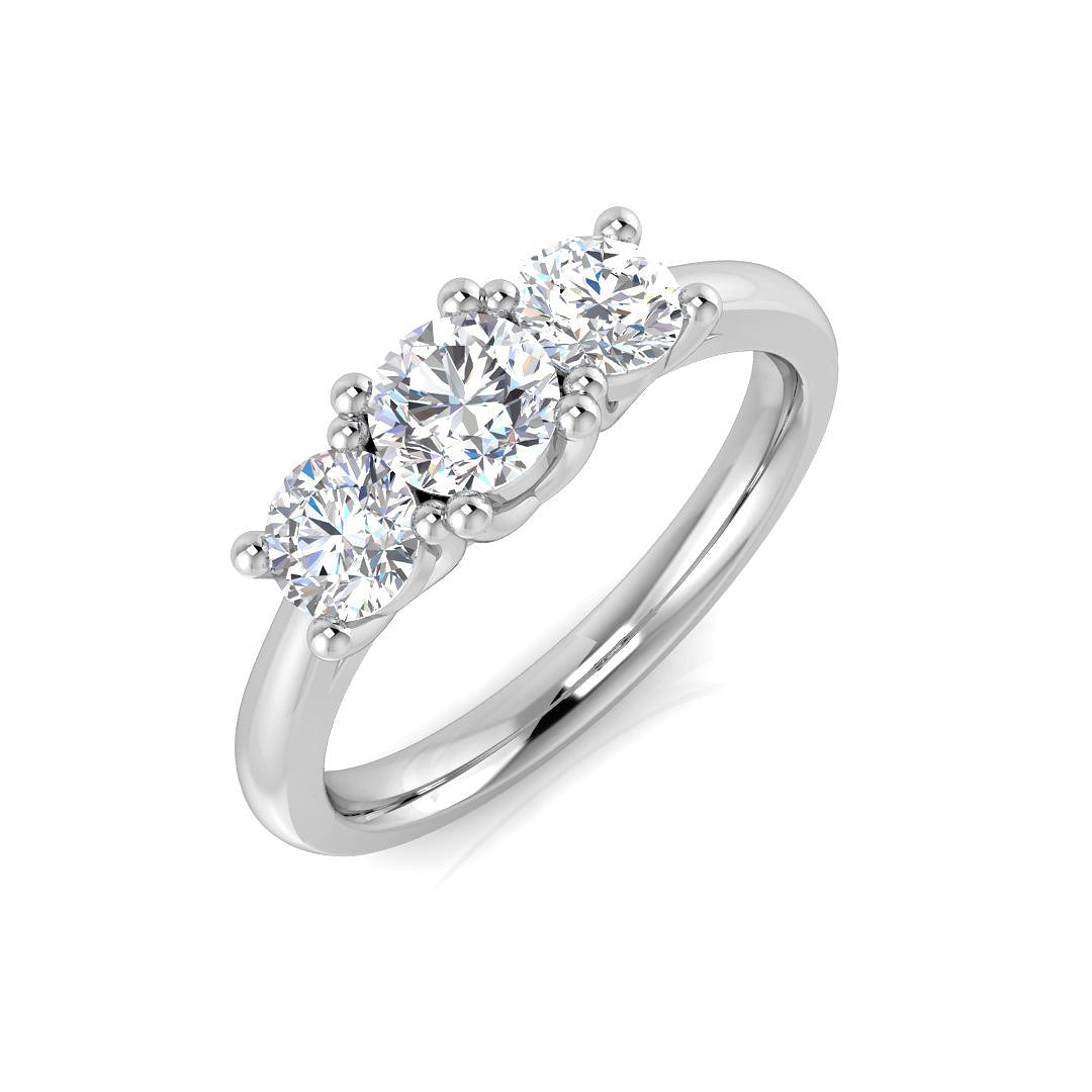 Platinum 1.05ct G I1 Diamond Ring