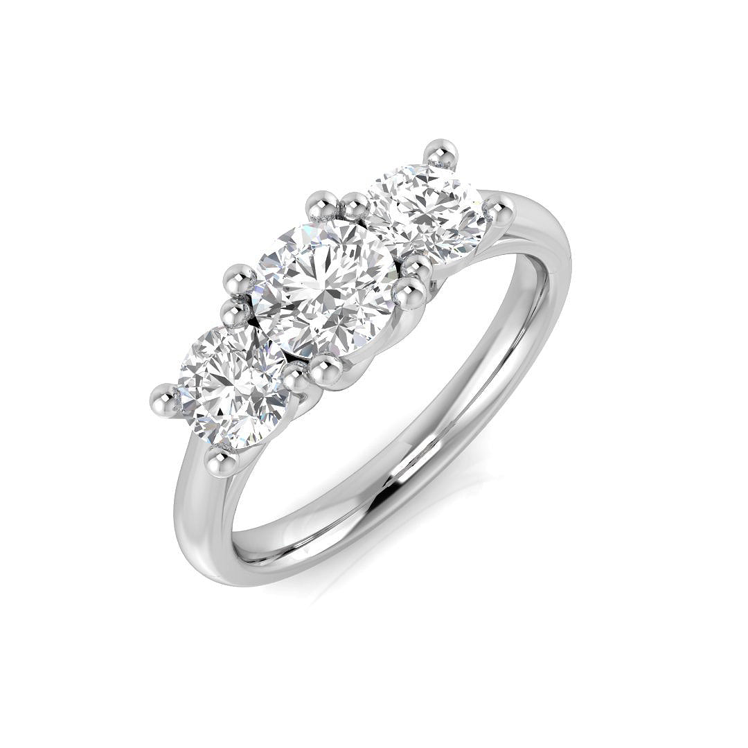Platinum 1.35ct G SI2 Diamond Ring