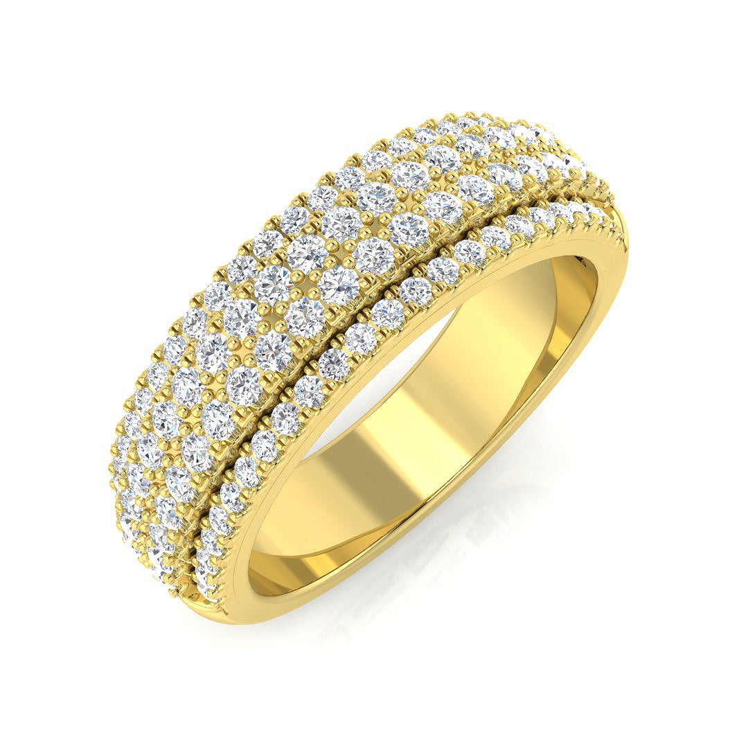 18ct Yellow Gold 0.77ct G SI2 Diamond Ring