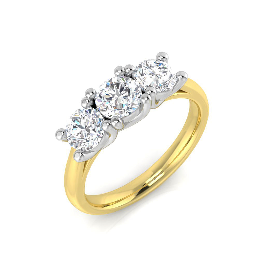 9ct Yellow Gold 1.57ct Laboratory Grown CVD Ring