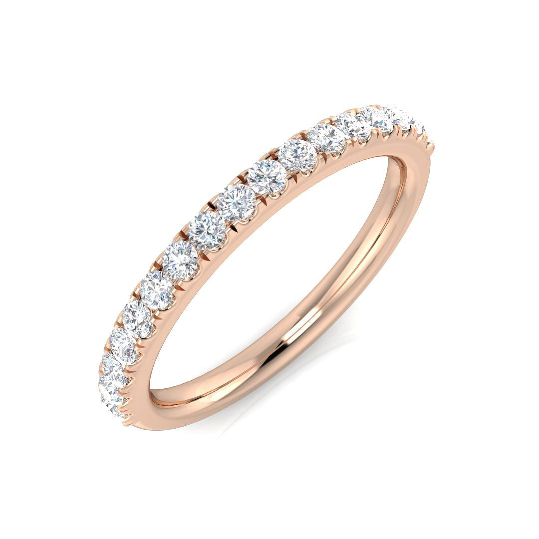18ct Rose Gold 0.30ct G SI2 Diamond Ring