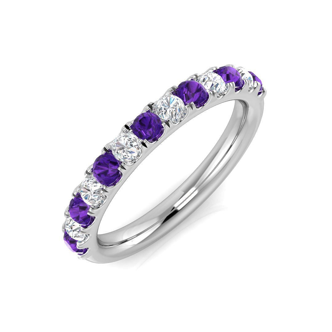 9ct White Gold 0.49ct G SI2 Diamond Ring