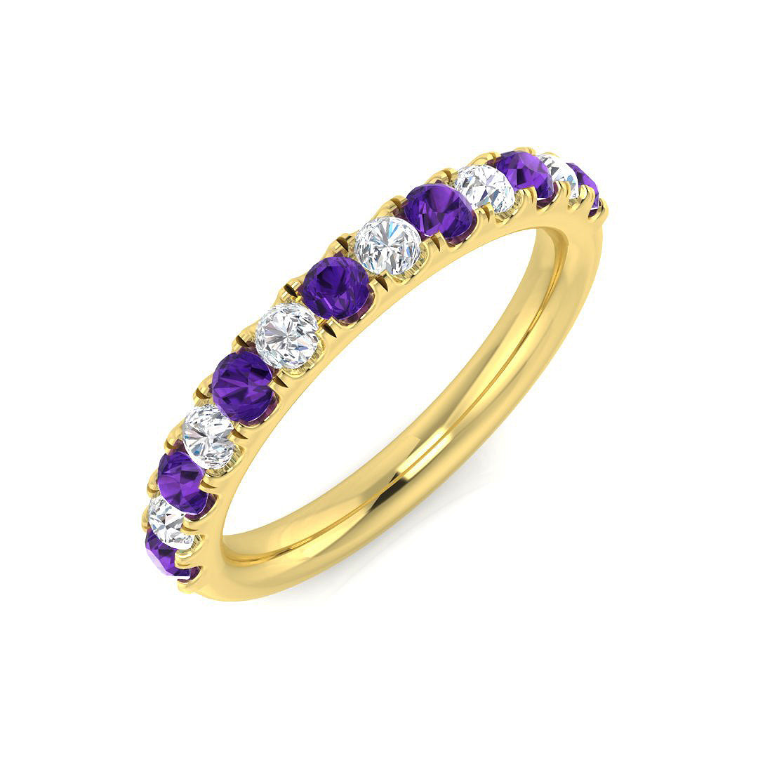 9ct Yellow Gold 0.63ct G SI2 Diamond Ring