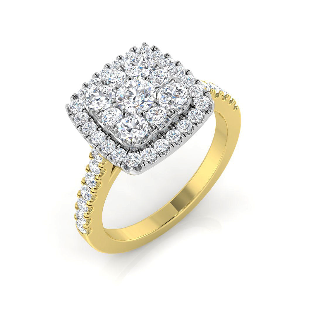 9ct Yellow Gold 1.04ct G SI2 Diamond Ring