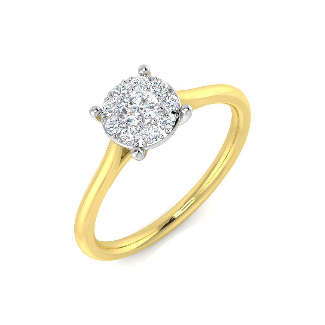 9ct Yellow Gold 0.32ct G SI2 Diamond Ring