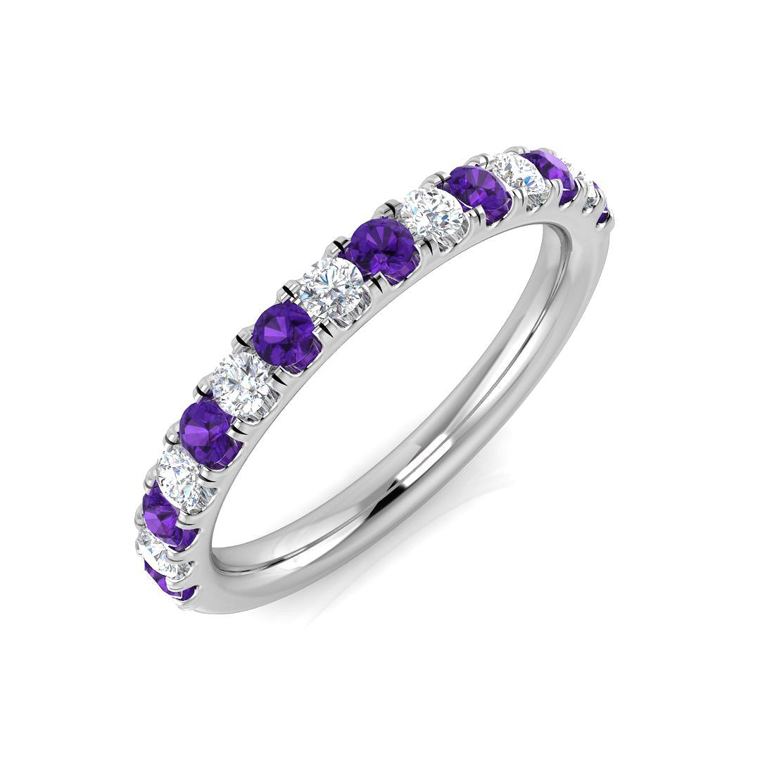 9ct White Gold 0.45ct G SI2 Diamond Ring