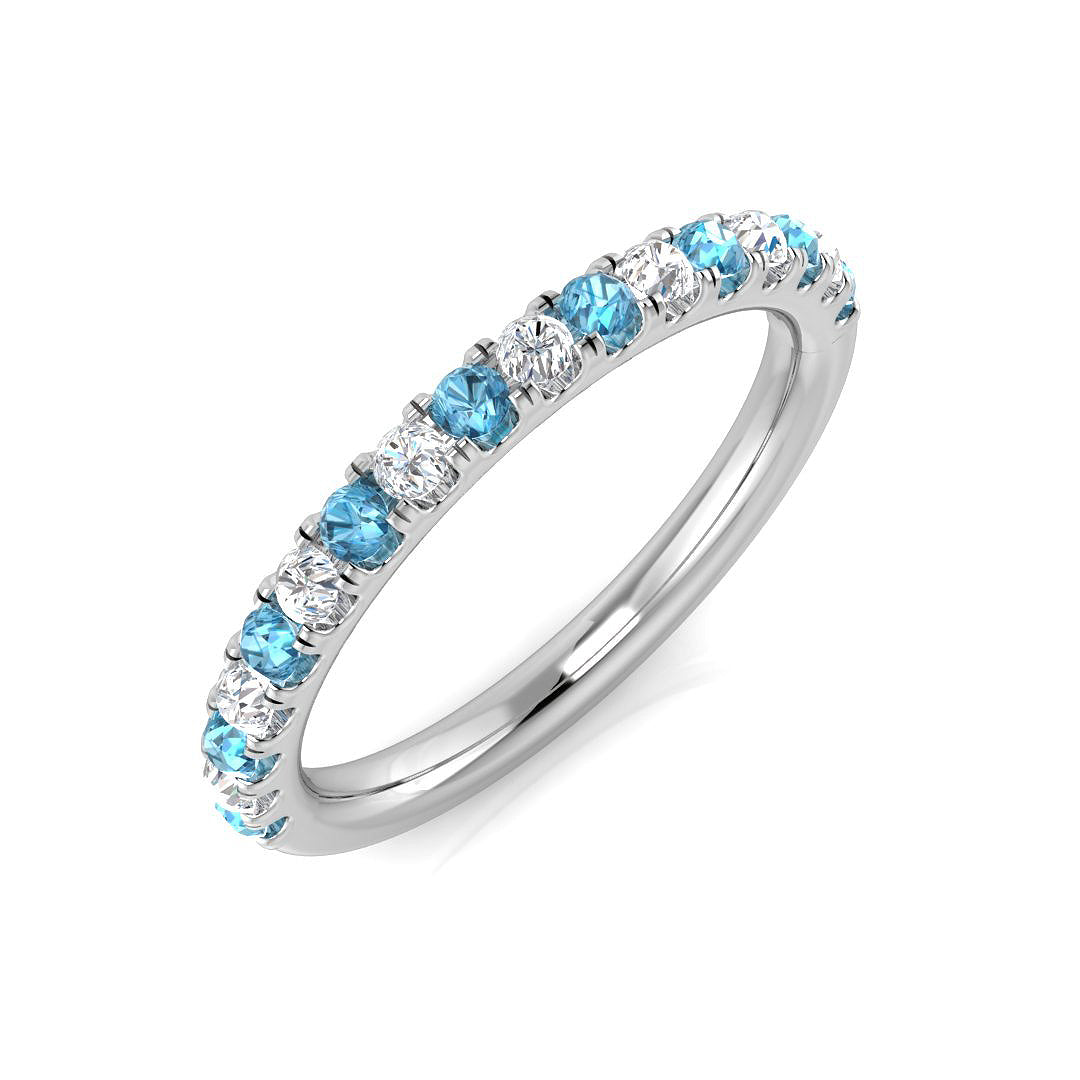 9ct White Gold 0.43ct G SI2 Diamond Ring