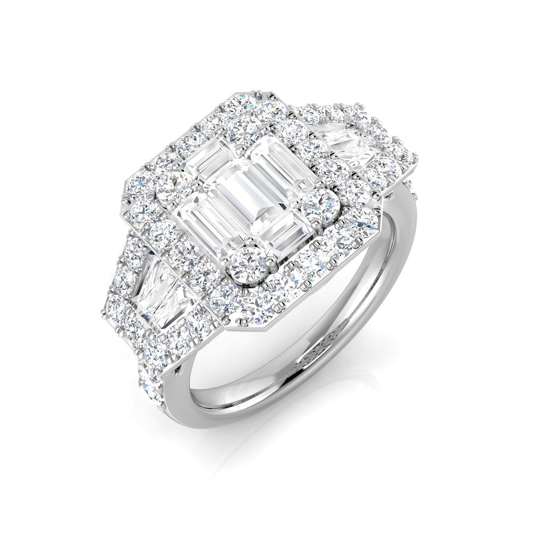 9ct White Gold 2.10ct G SI2 Diamond Ring