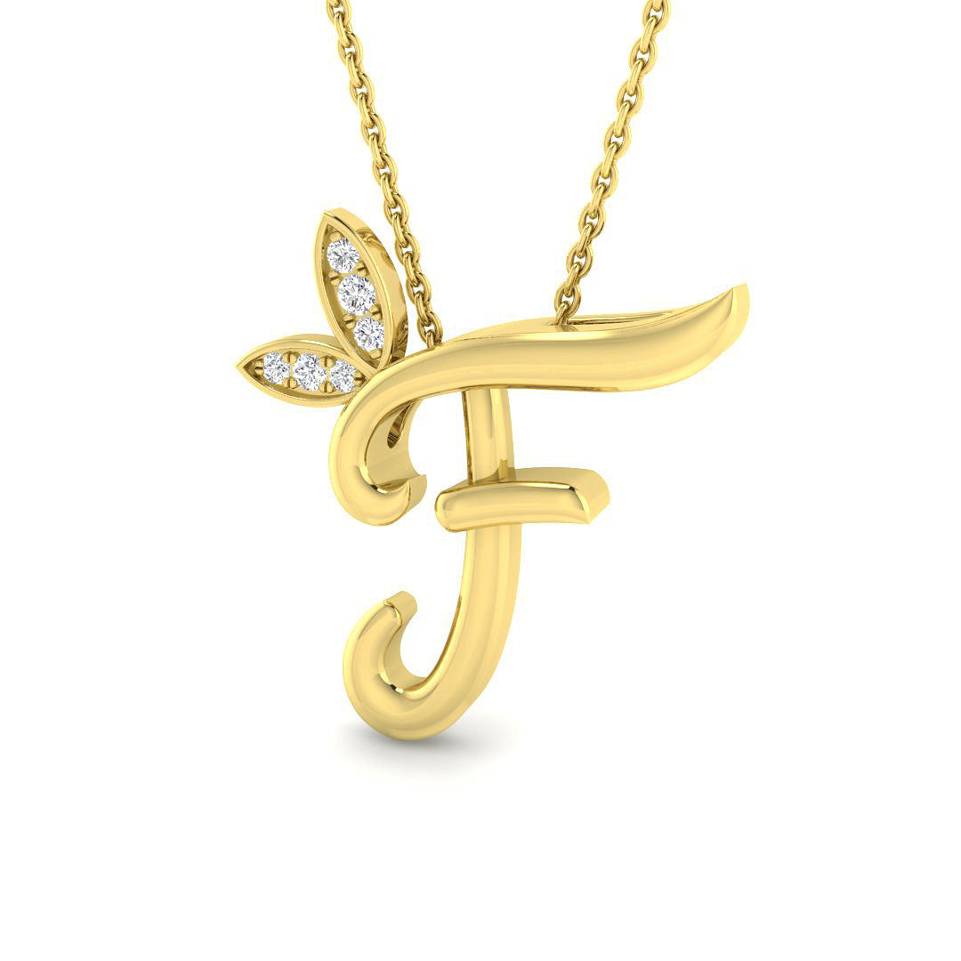 9ct Yellow Gold 0.05ct G SI2 Diamond Pendant