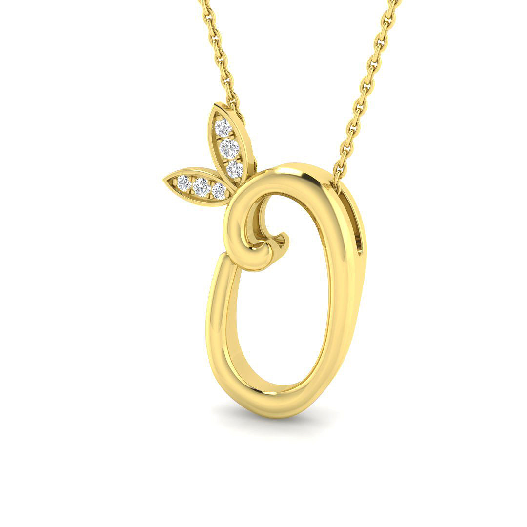 9ct Yellow Gold 0.05ct G SI2 Diamond Pendant
