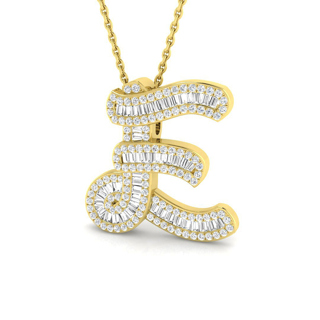 9ct Yellow Gold 0.53ct G SI2 Diamond Pendant