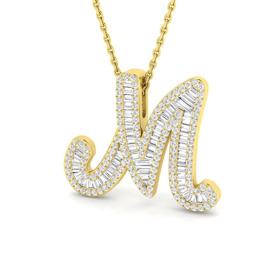 9ct Yellow Gold 0.63ct G SI2 Diamond Pendant