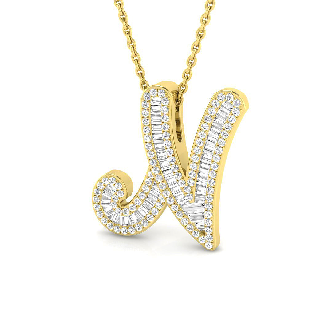 9ct Yellow Gold 0.50ct G SI2 Diamond Pendant