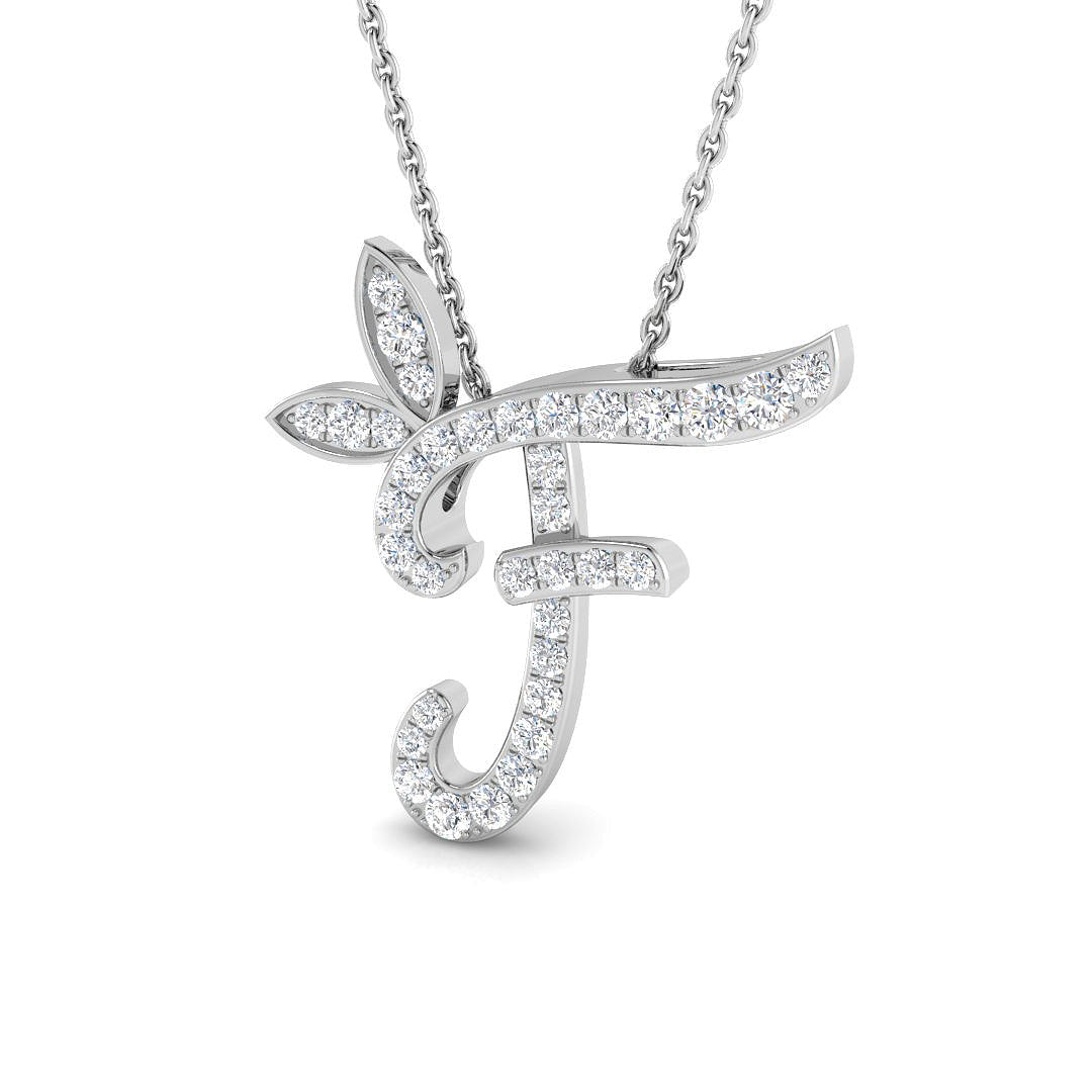 9ct White Gold 0.30ct G SI2 Diamond Pendant