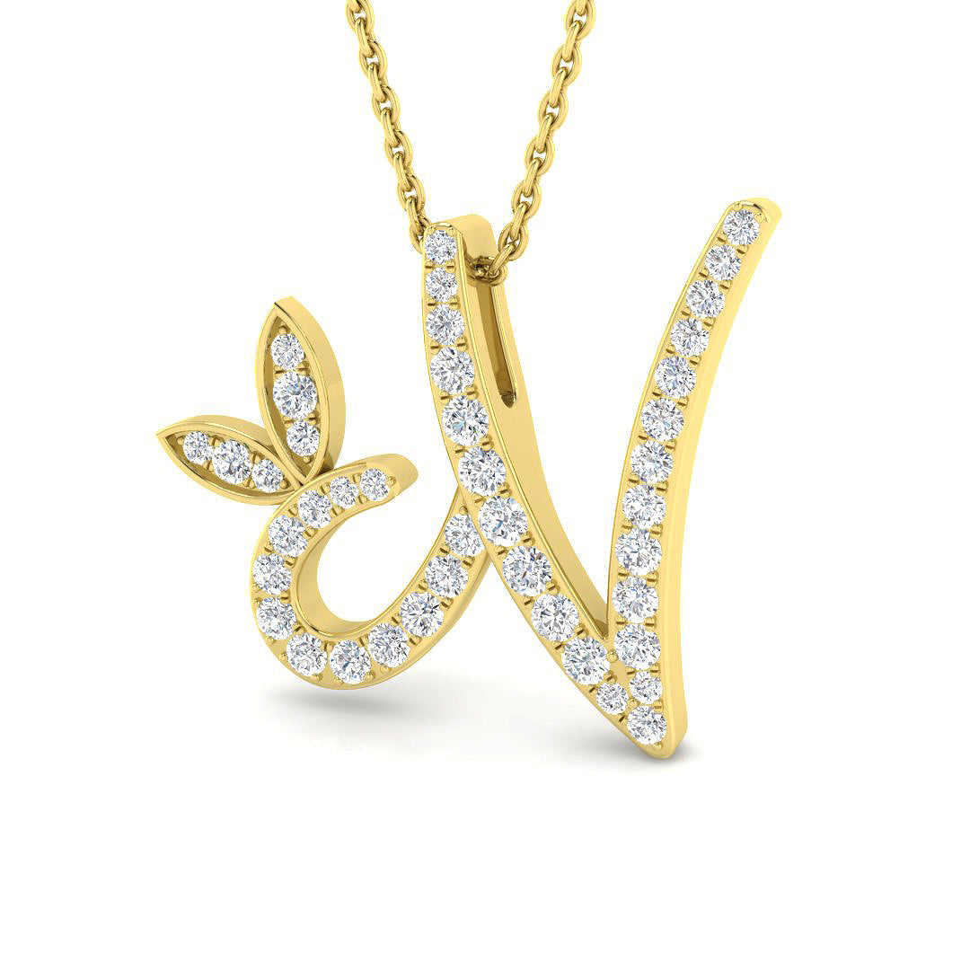9ct Yellow Gold 0.34ct G SI2 Diamond Pendant