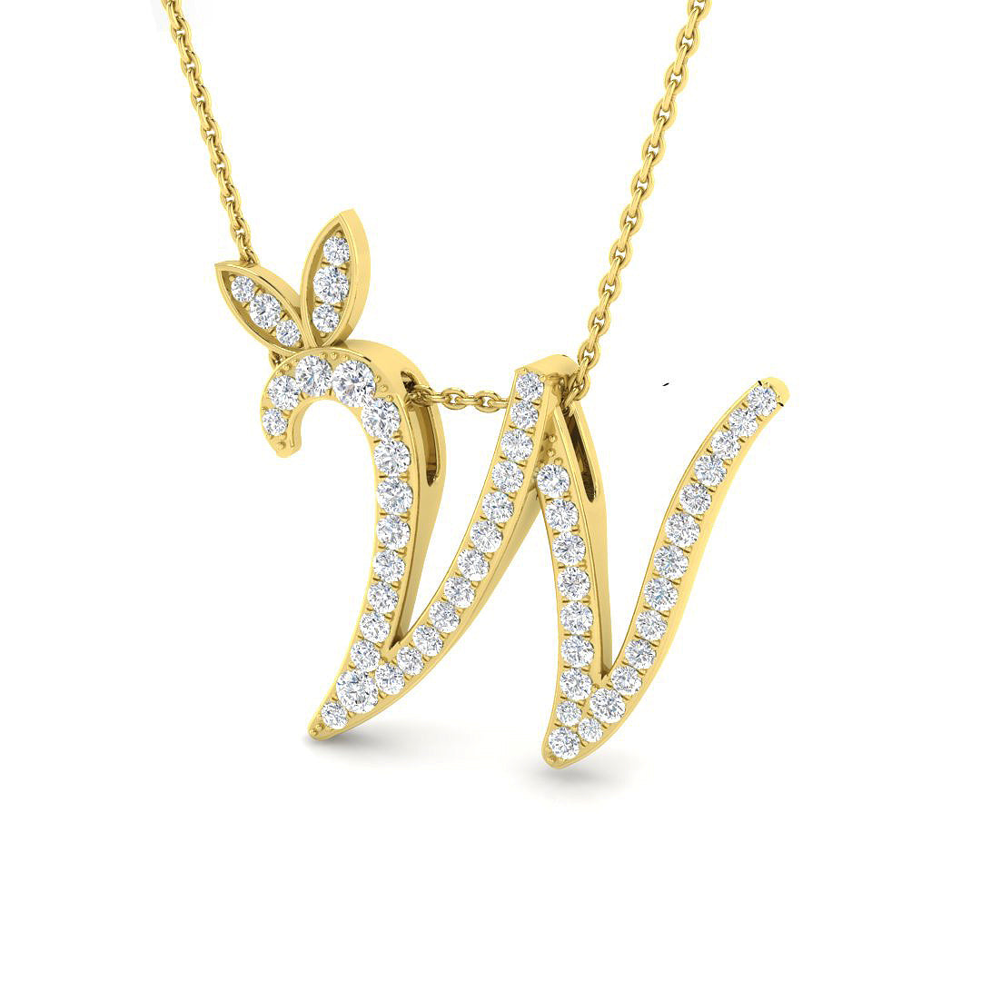 9ct Yellow Gold 0.44ct G SI2 Diamond Pendant