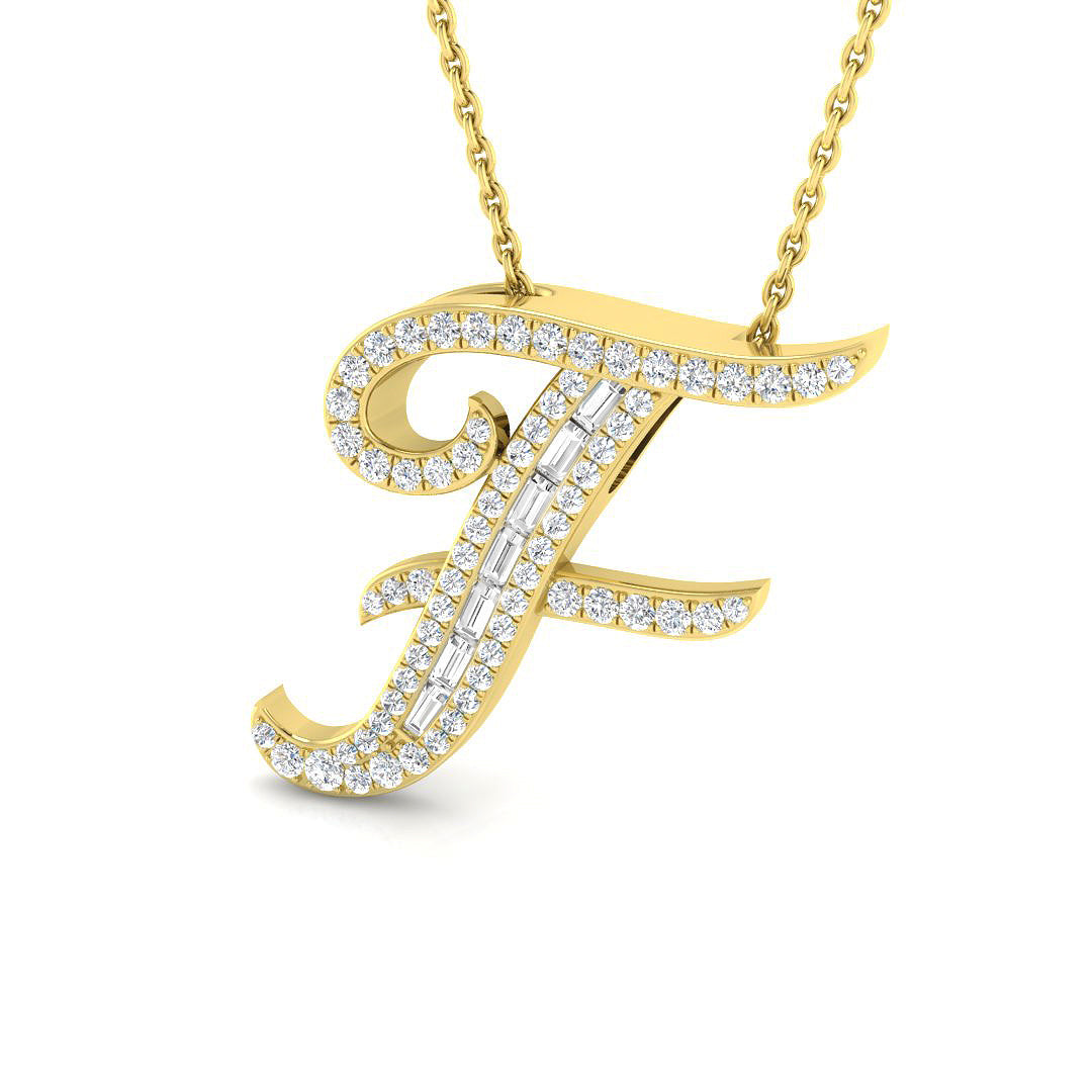 9ct Yellow Gold 0.32ct G SI2 Diamond Pendant