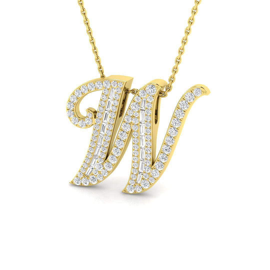 9ct Yellow Gold 0.77ct G SI2 Diamond Pendant