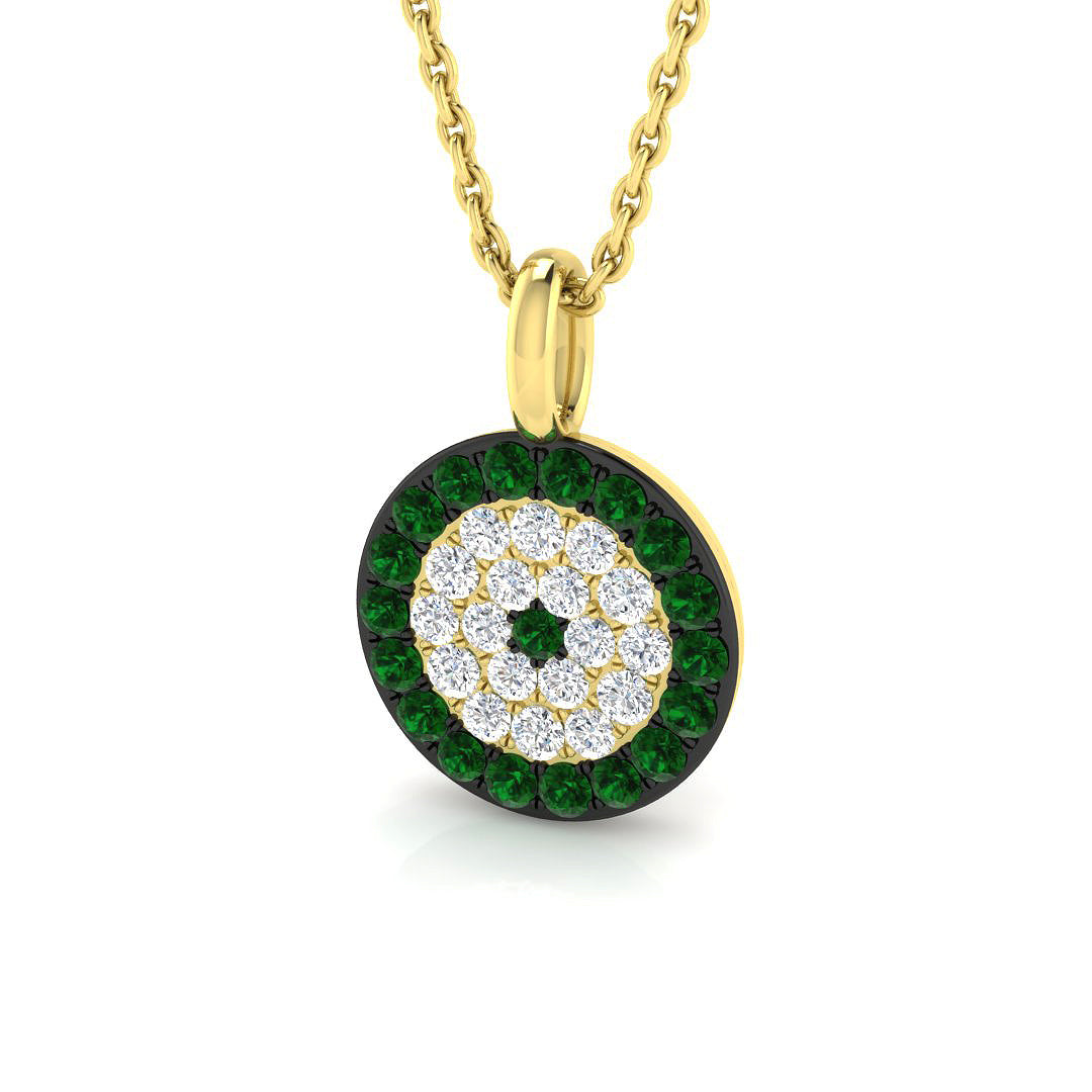 18ct Yellow Gold 0.39ct G SI2 Diamond Pendant