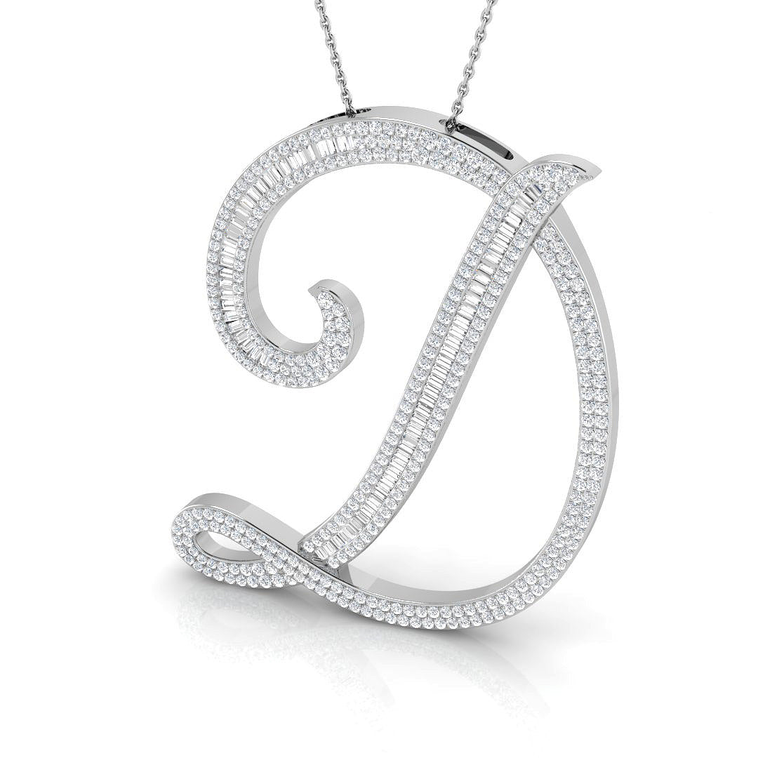 9ct White Gold 1.99ct G SI2 Diamond Pendant