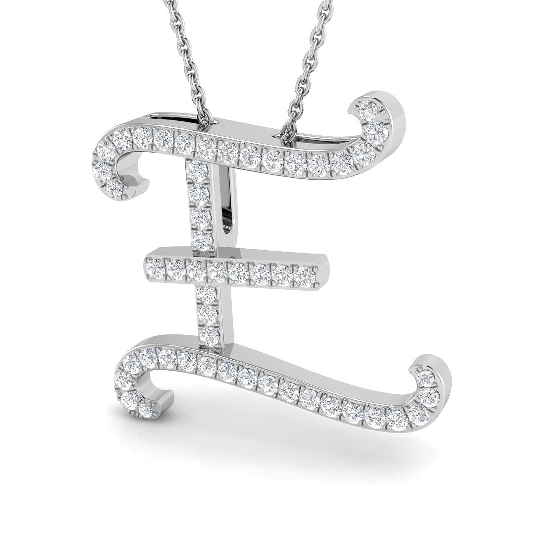 9ct White Gold 0.50ct G SI2 Diamond Pendant