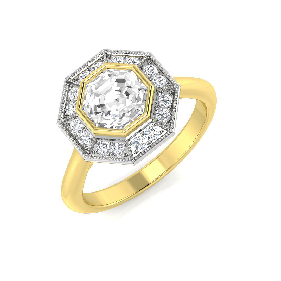 18ct Yellow Gold 1.42ct K VS1 Diamond Ring