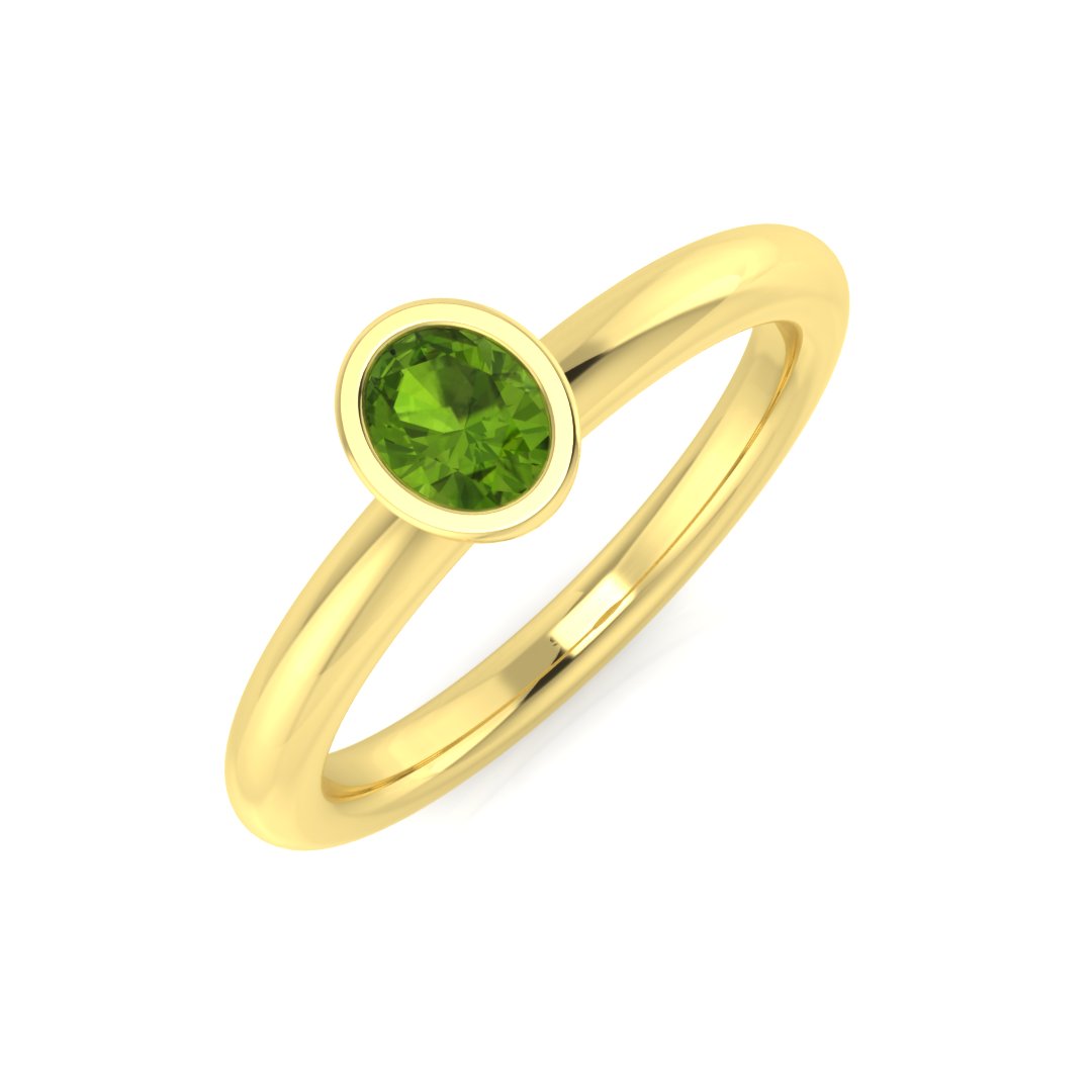 18ct Yellow Gold 0.41ct Multi Sapphire Ring