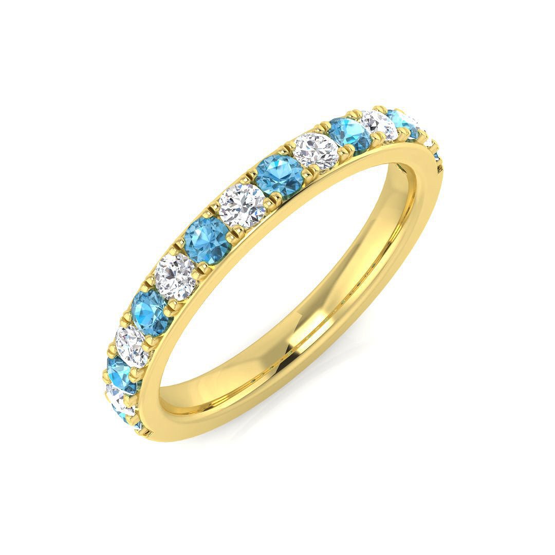 9ct Yellow Gold 0.86ct G SI2 Diamond Ring