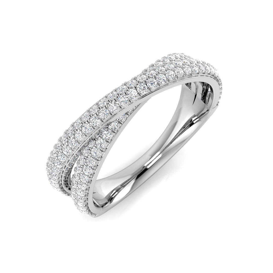 Platinum 0.56ct G SI2 Diamond Ring