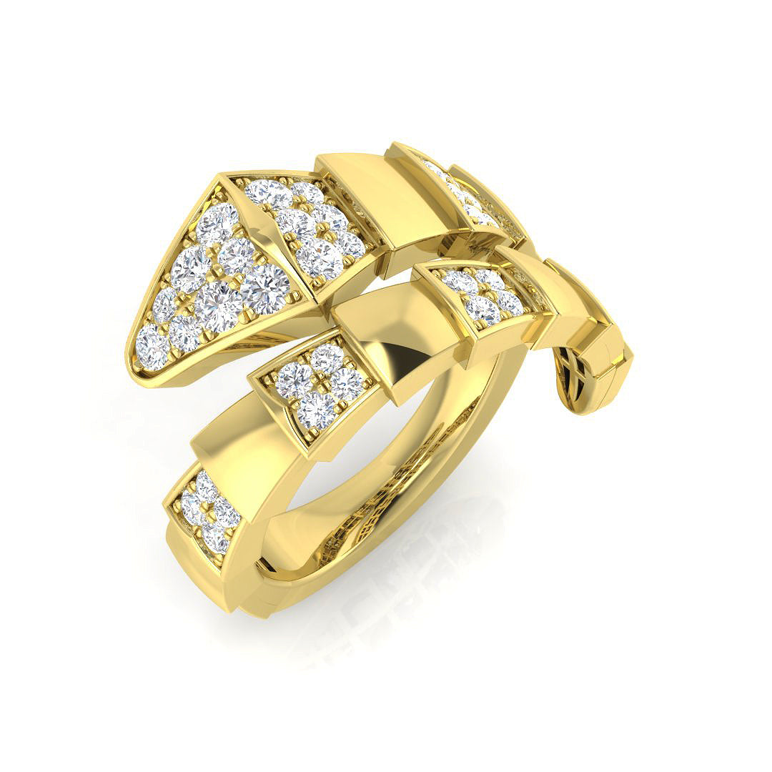 9ct Yellow Gold 0.73ct G SI2 Diamond Ring