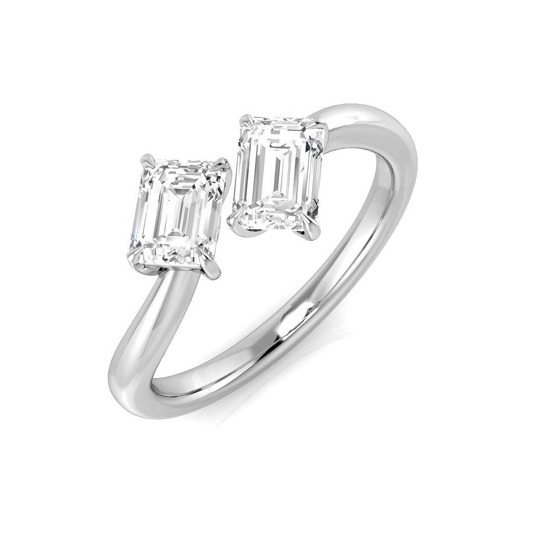 14ct White Gold 0.85ct G SI2 Diamond Ring