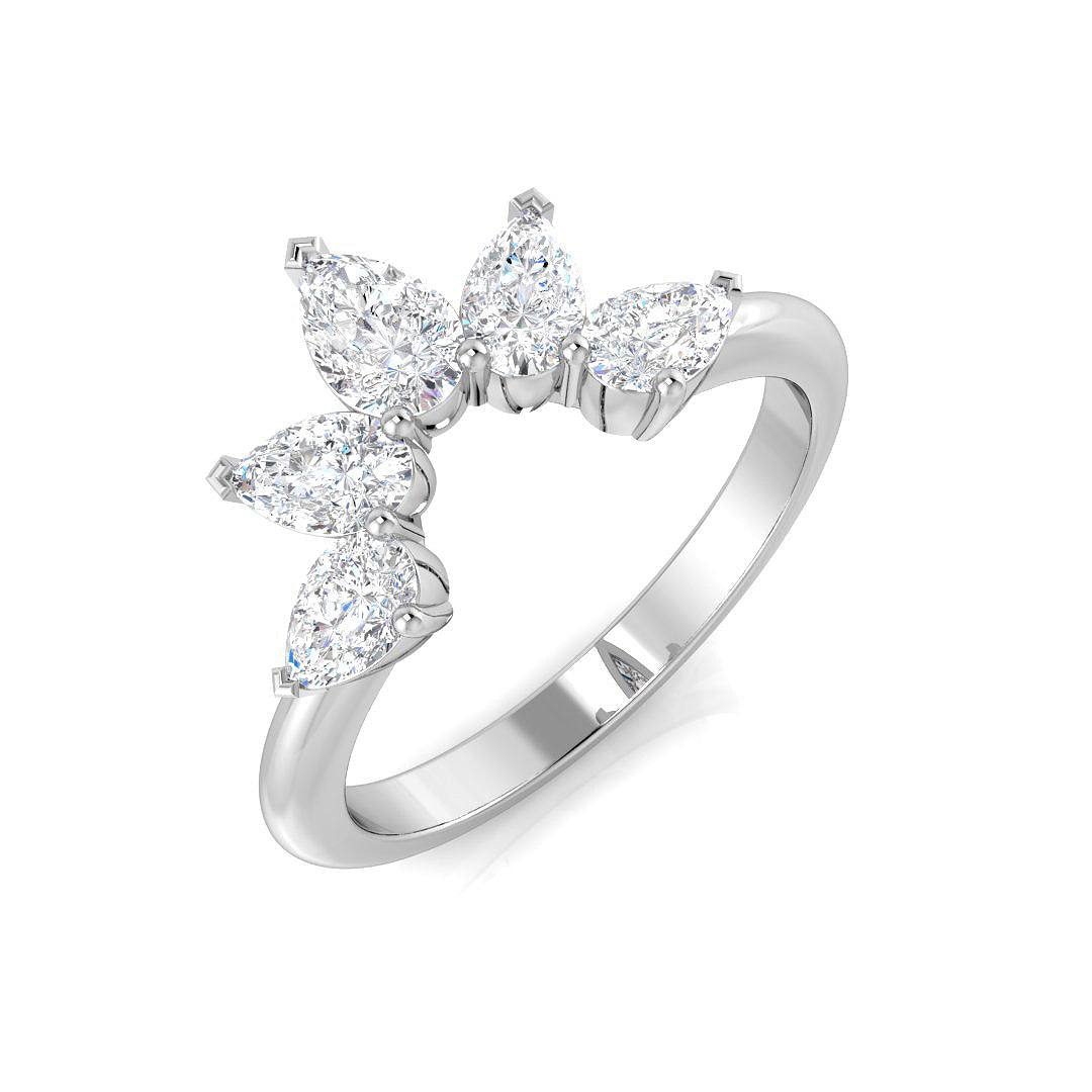 Platinum 0.86ct G SI1 Diamond Ring