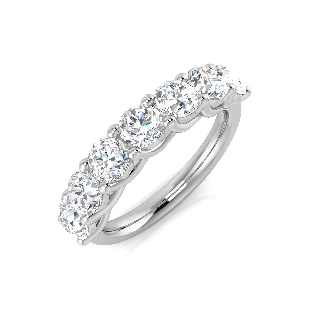 9ct White Gold 2.12ct Laboratory Grown CVD Ring