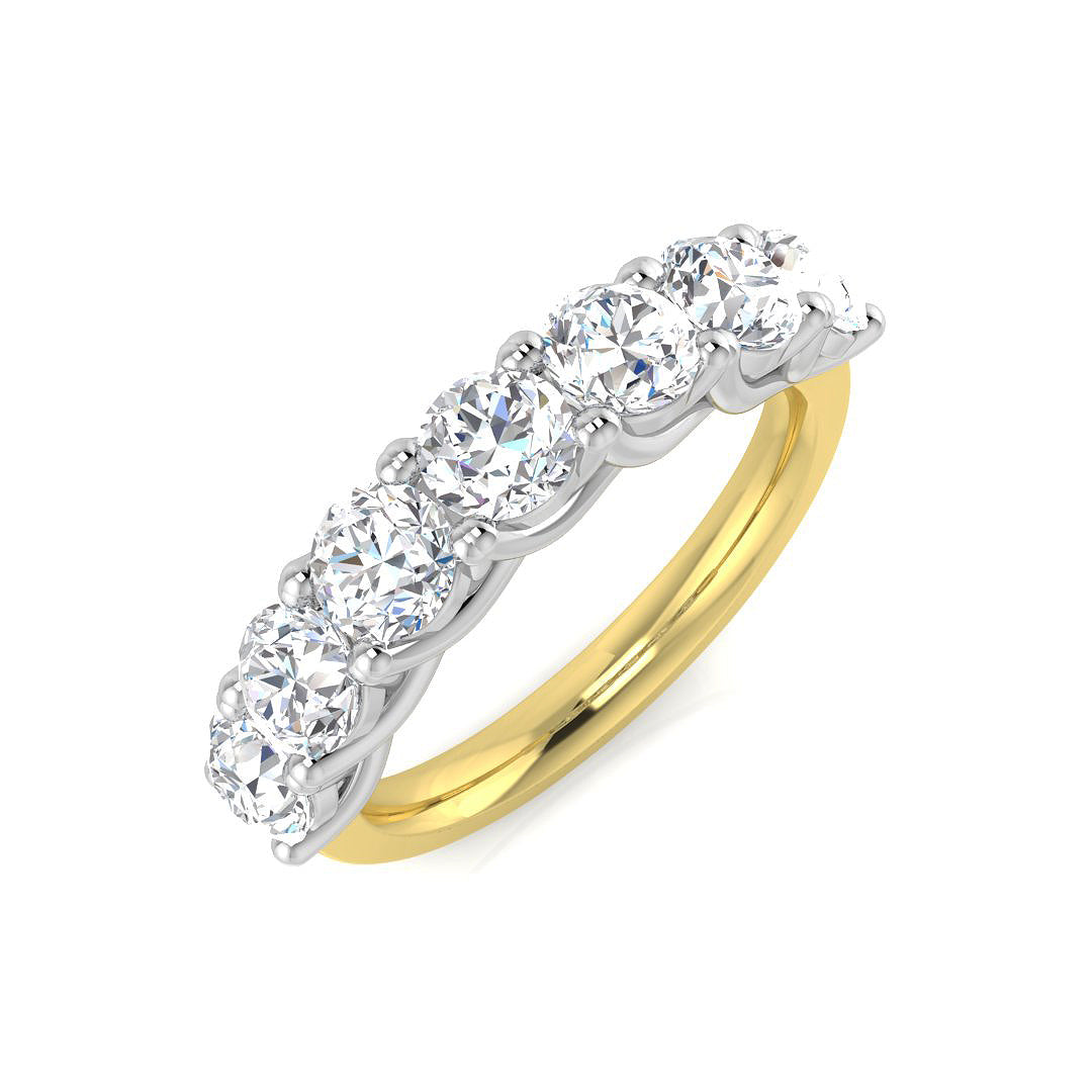 18ct Yellow Gold 2.12ct Laboratory Grown CVD Ring