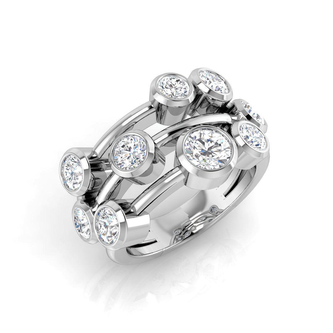 Platinum 2.26ct Laboratory Grown CVD Ring