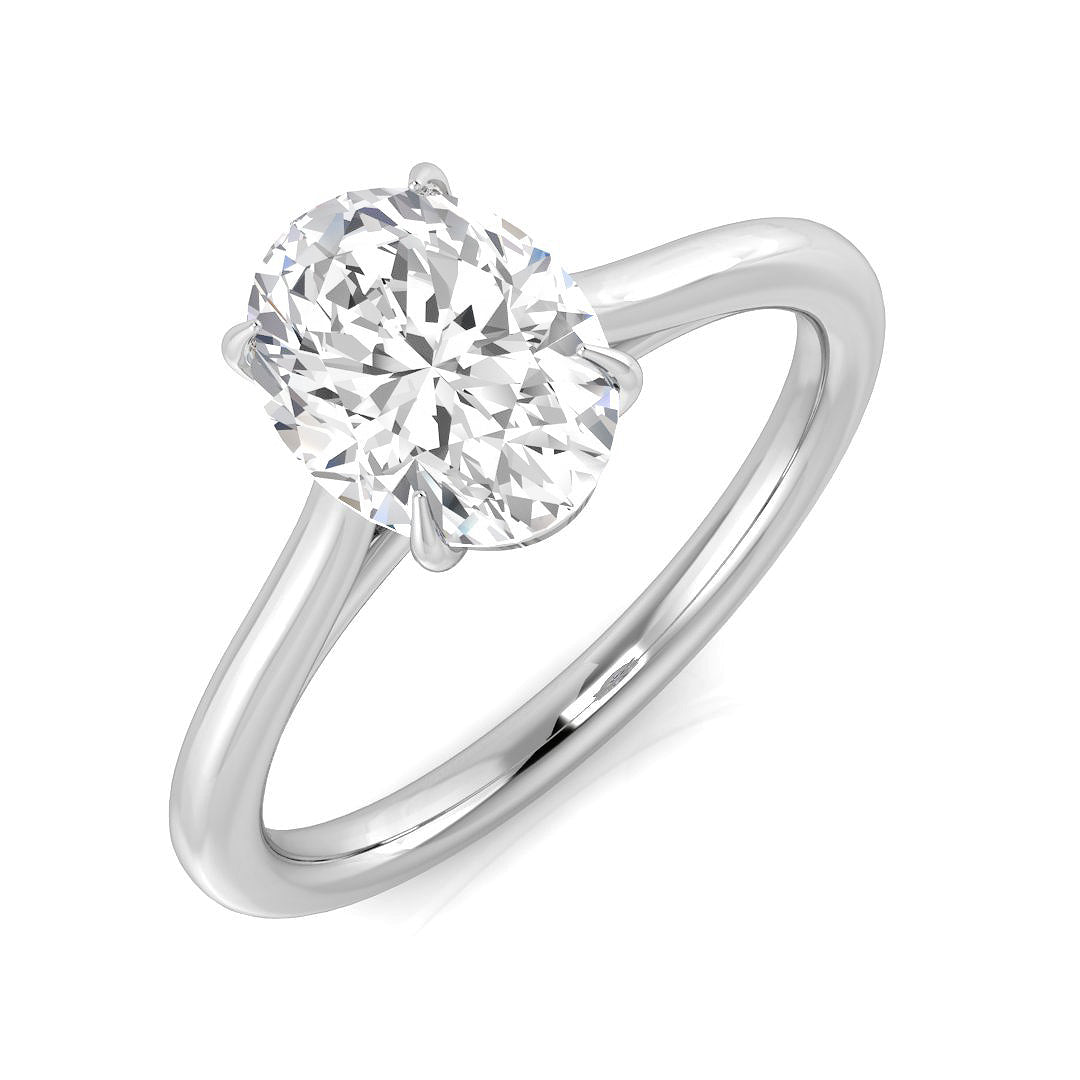 Platinum 1.51ct G SI2 Diamond Ring