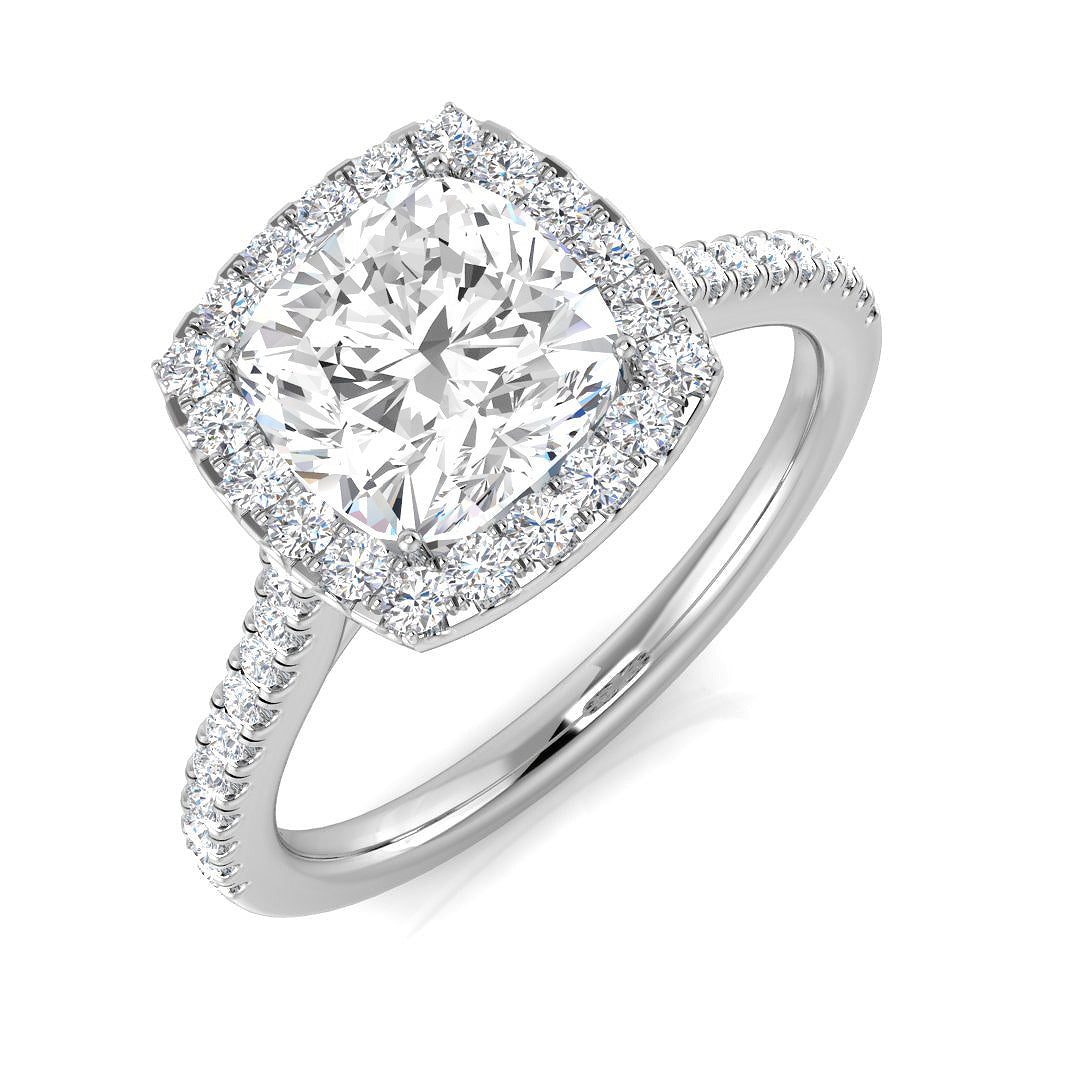Platinum 2.27ct G SI2 Diamond Ring